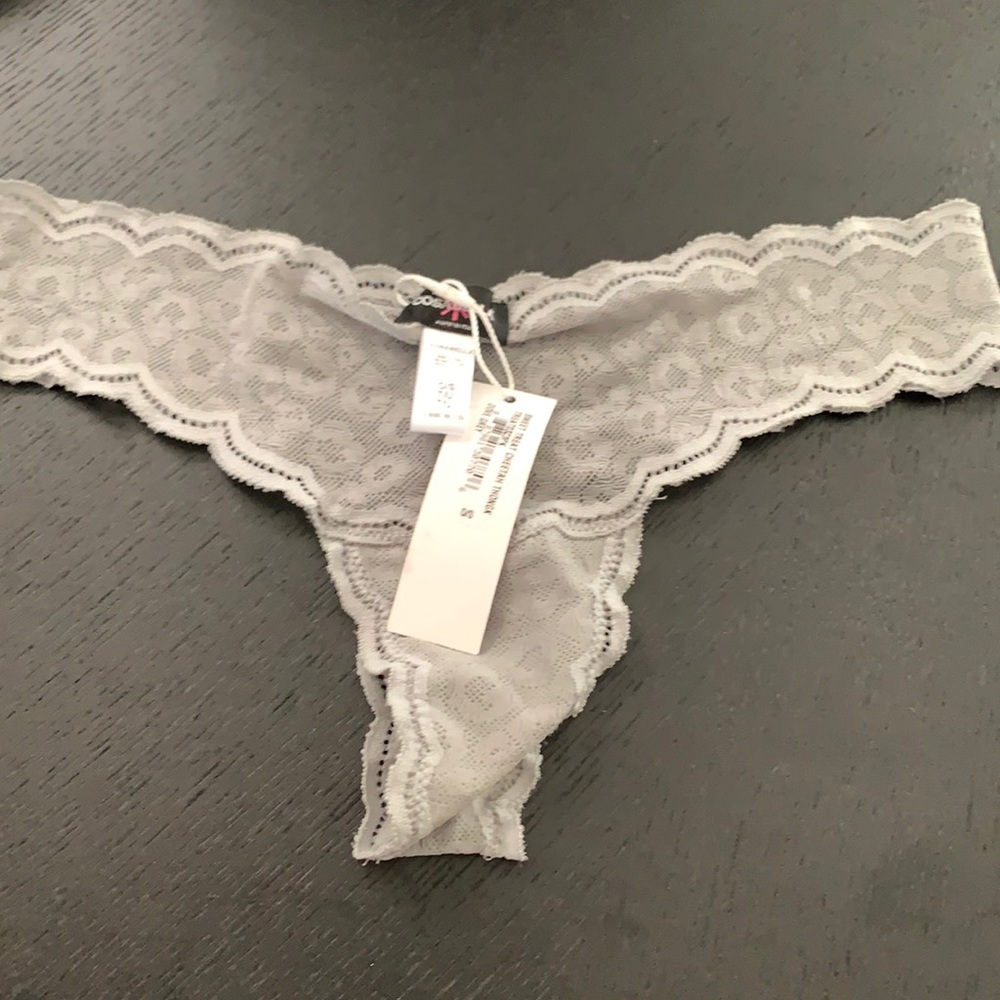 CosaBella NWT dove grey thong